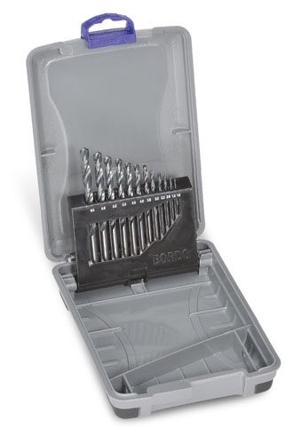 BORDO DRILL SET-METRIC 1.0 - 6.5 X 0.5MM + 3.3MM